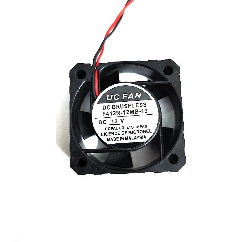 Original UC FAN 4012 F412R-12MB-19 DC12V 4cm 4012 CPU Power Supply Inverter Cooling Fan