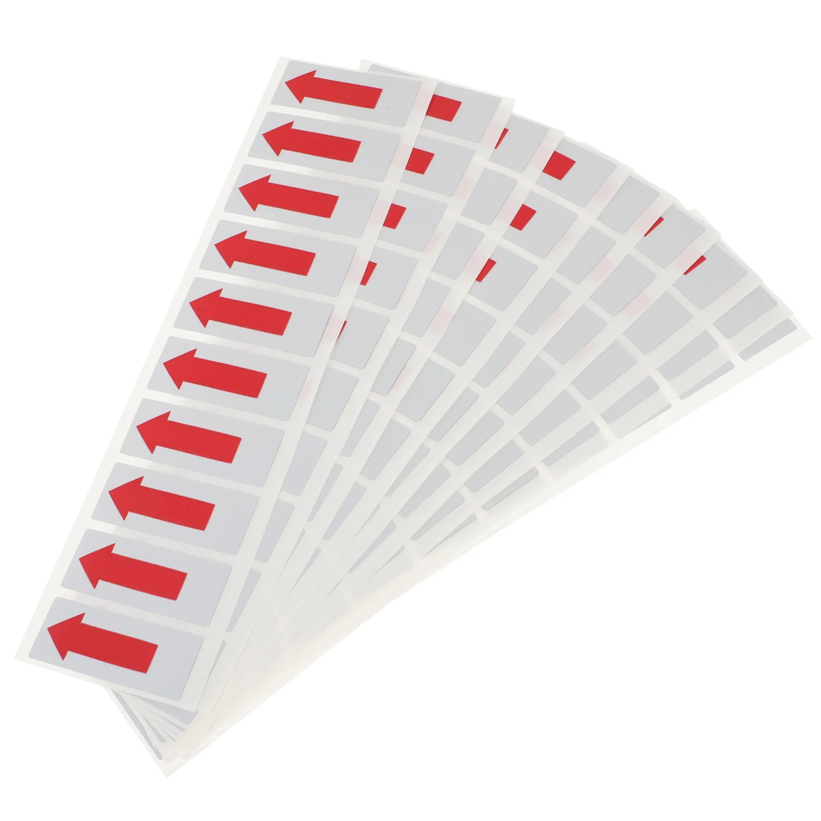 100pcs Red Arrow Sealing Stickers Self Adhesive Labels For Garbage Bags Car Films Envelopes Protective Films Strong Adhesion