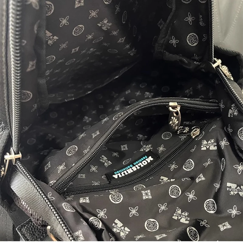 New Women Backpack Large Capacity Shoulder Bag Pack with Glitter Decor Fashion Shiny Mochilas Para Niñas Sac a Dos