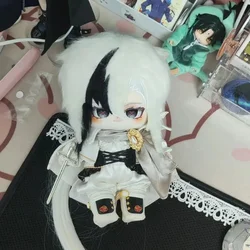 20CM Game Anime  Impact Cosplay Arlecchino The Knave Adorable Changing Dolls Plush Doll Cute Skeleton Halloween Gift