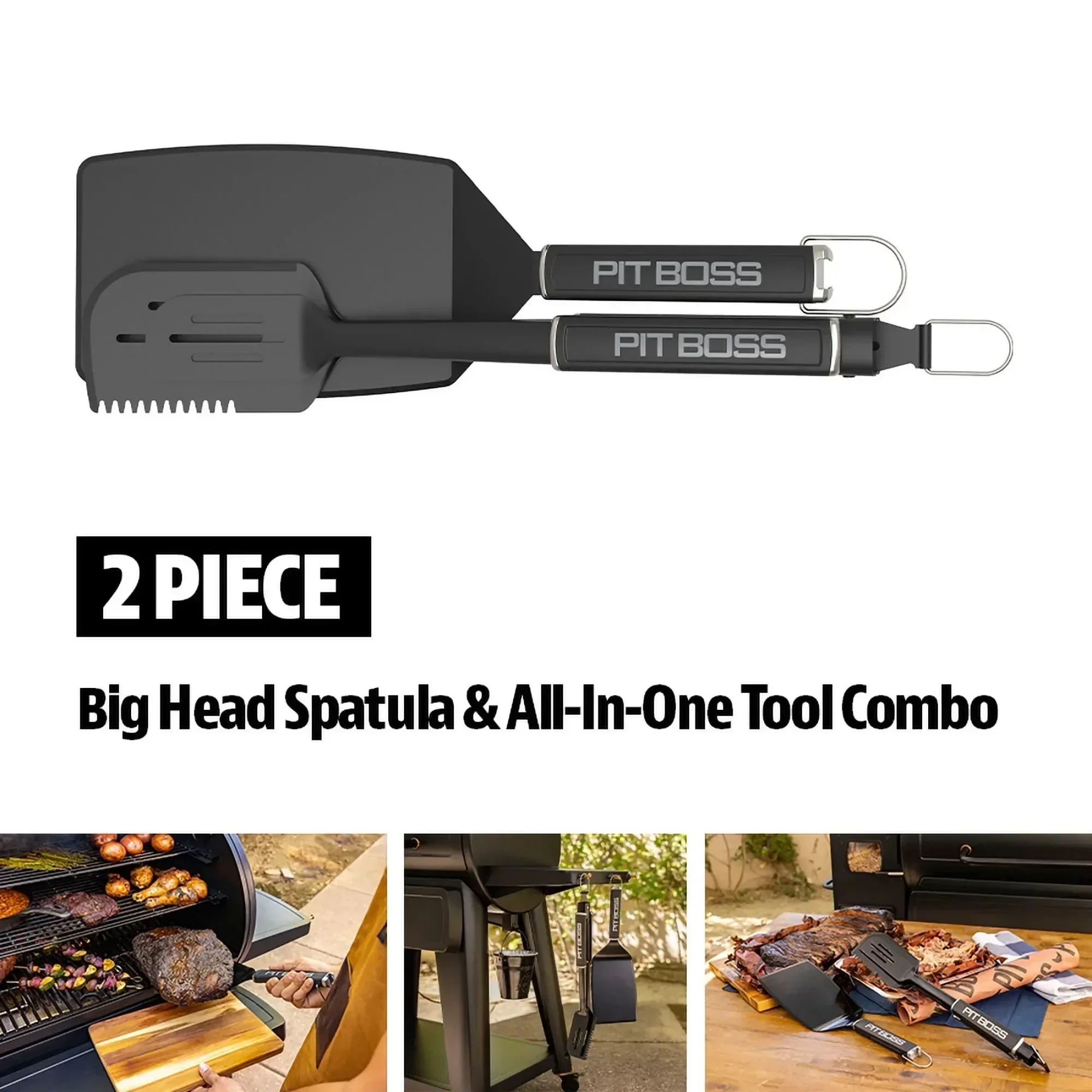 

Giant Grill Spatula & Multi-Tool Combo for Backyard Chefs, Perfect for Family BBQs, Outdoor Cooking & Grilling