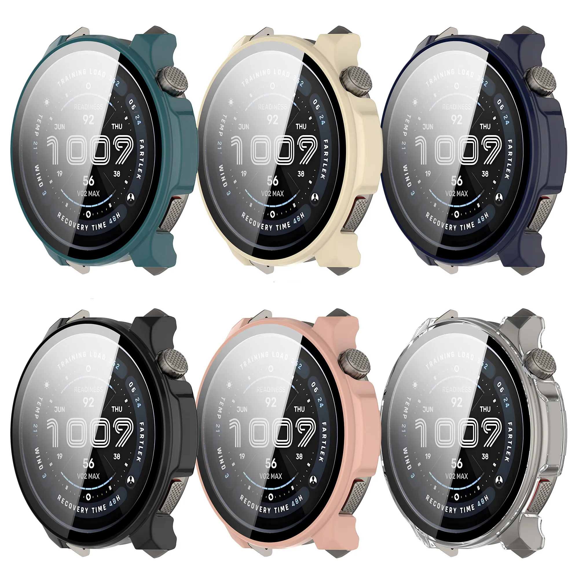 For Amazfit Balance 2 PC+Tempered Glass Protective Case For Huami Amazfit Balance Full Screen Protector Bumper Cover Accessories