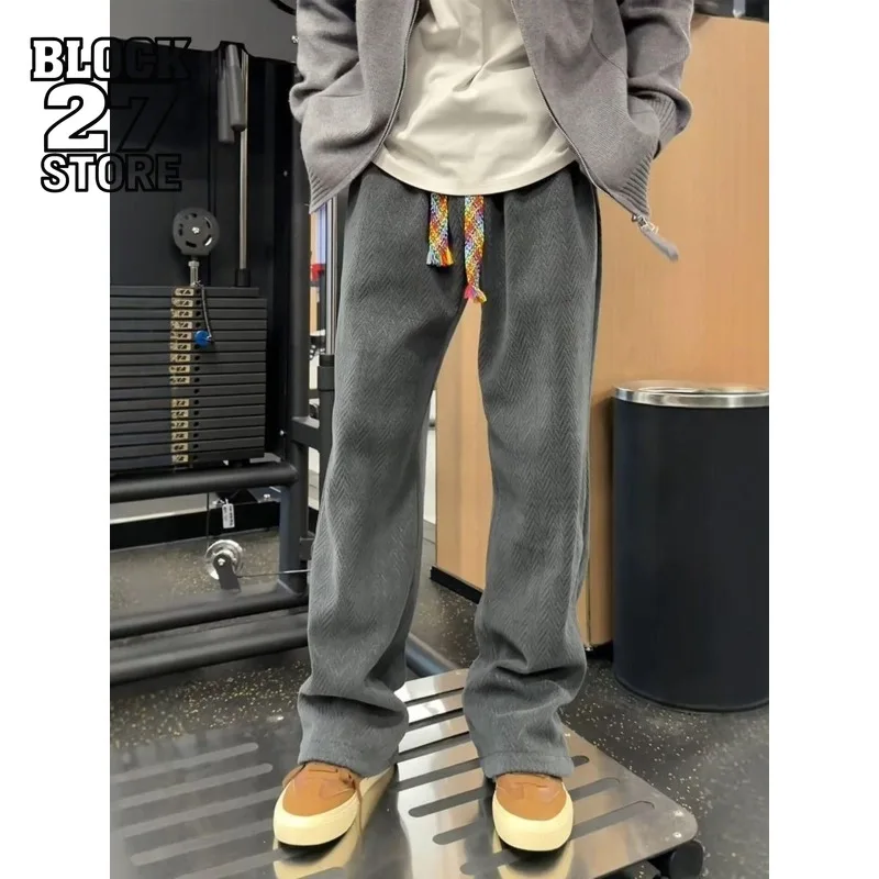 

Mens Jeans Harajuku Summer Micro Flare Denim Pants Loose Fit American High Street Casual Bell Bottom Trousers Fashion Style Wear