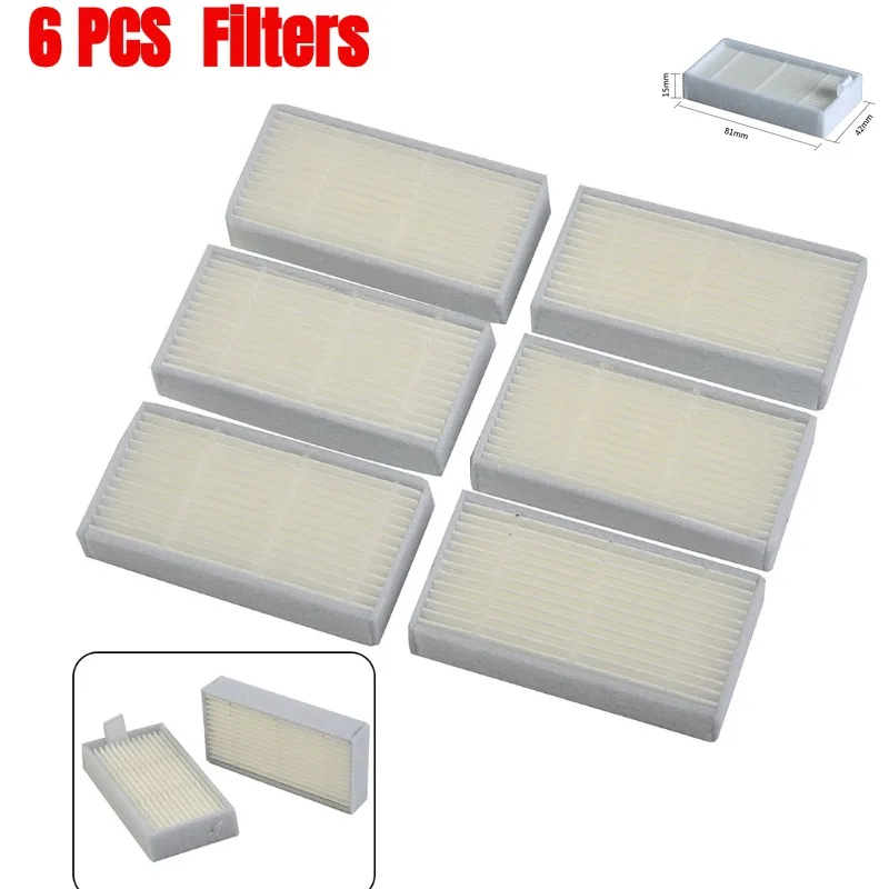 6X مكنسة كهربائية تصفية استبدال ل SilverCrest ل SSR 3000 A1 اللوازم المنزلية تنظيف فراغ أجزاء التبعي
