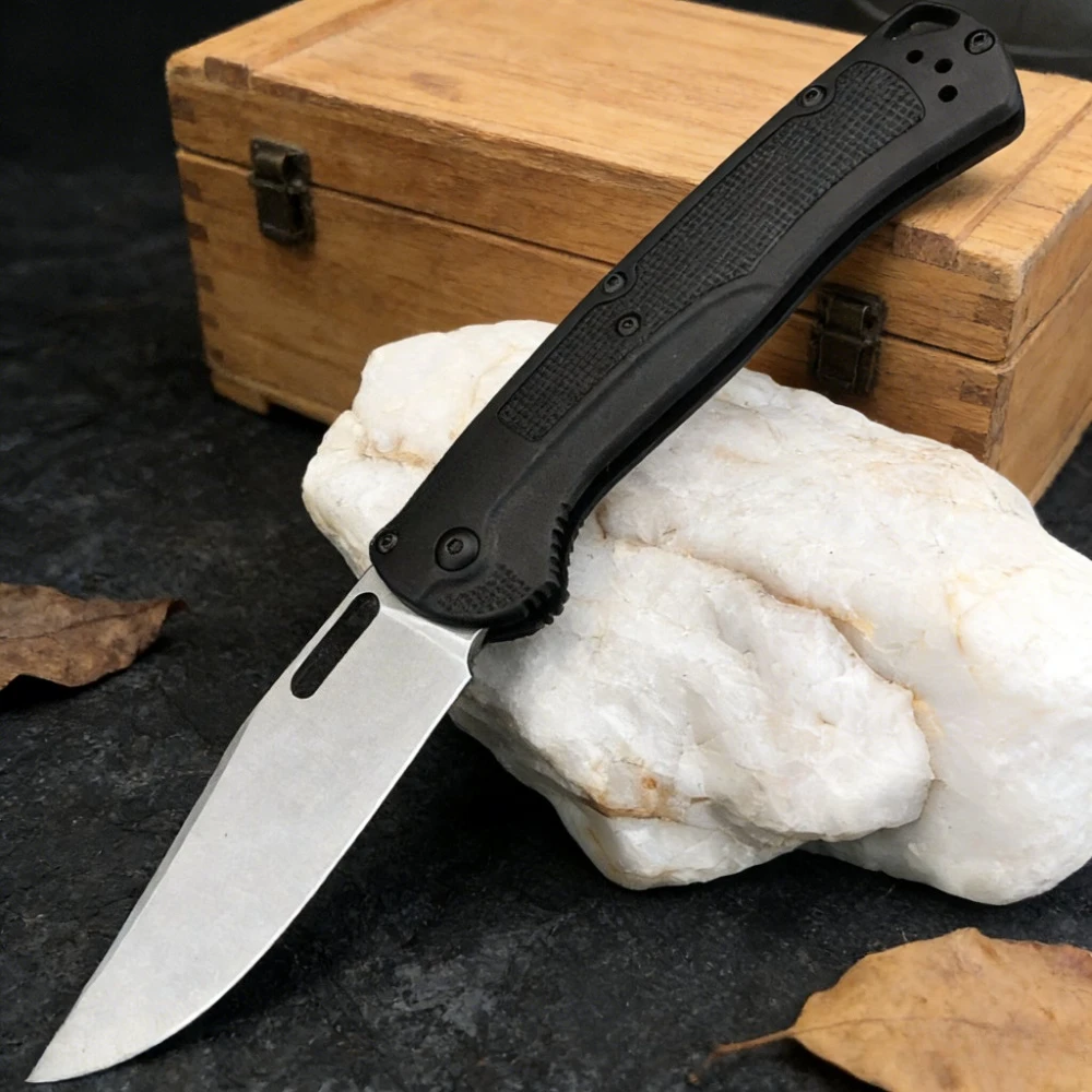 

Новый 15535 карманный складной нож для выживания CPM-154, лезвие из нейлонового волокна, ручка, уличный нож для джунглей, нож для кемпинга, рыбалки, EDC