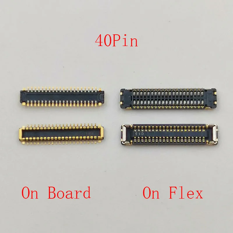 

5pcs 40Pin Lcd Display Screen FPC Connector On Board For Samsung Galaxy C5 C7 Pro/C5010 C7010 A3 A5 A7 2017 A320F A520F A720F