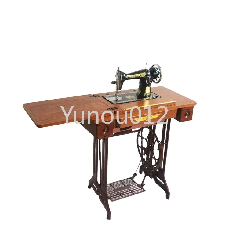 Ja1-1 Household Sewing Machine With Handle And Wooden Case with Cover