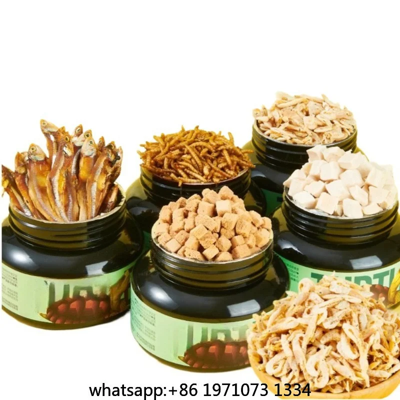 Turtle Food Health High Protein Turtle Freeze-Dried Snacks Dried Chicken Dried Fish Breadworm