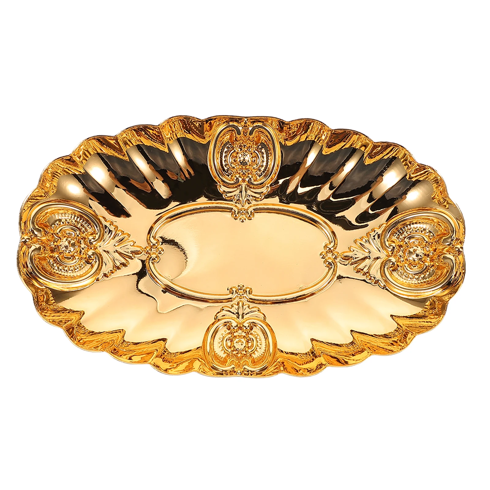 

European Jewelry Tray Jewellery Candles Holders Dresser Trays for Bedroom Decorative Ring Iron