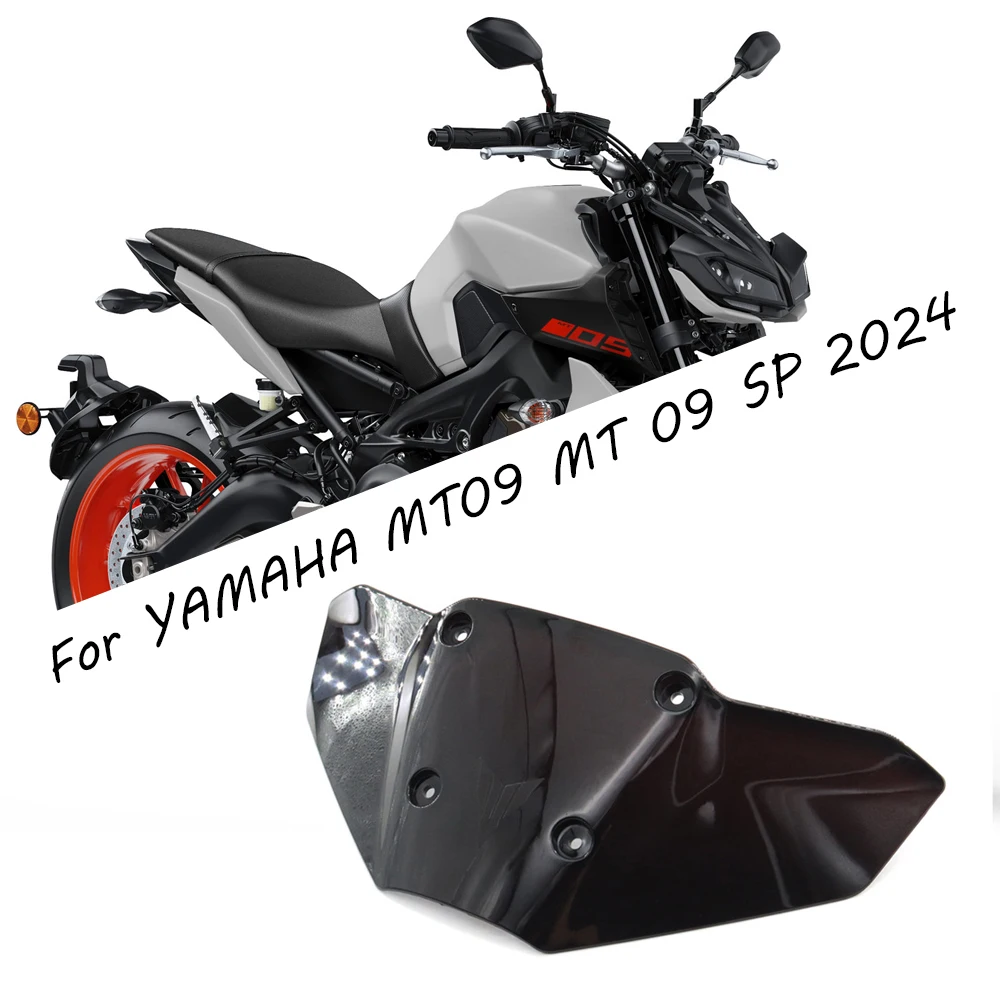 

Motorcycle Accessories Windshield Wind Deflector Windscreen Fairing For YAMAHA MT09 MT 09 SP 2024