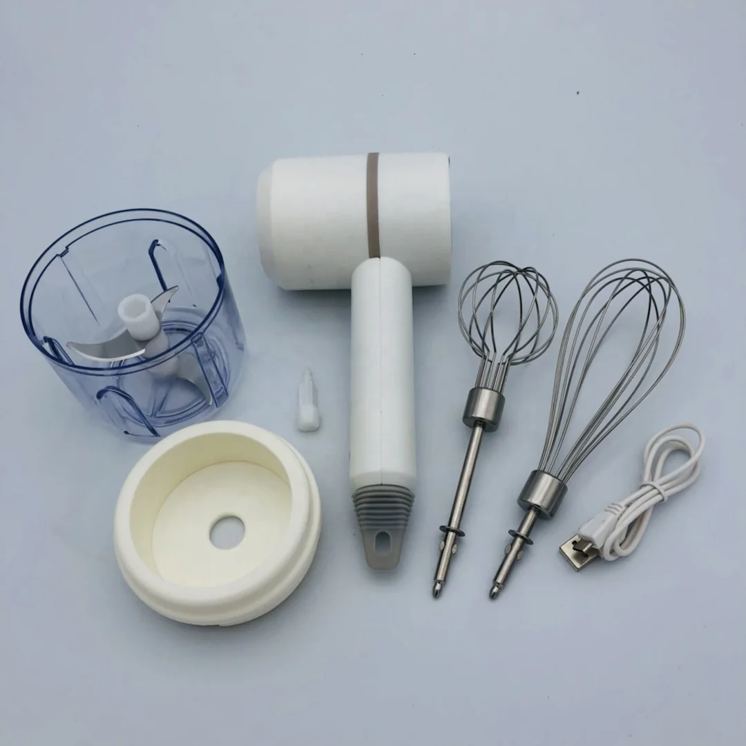 المهنية المحمولة خافق البيض خفقت خلاط طعام لاسلكي محمول آلة البيض USB خلاط يدوي أدوات مطبخ