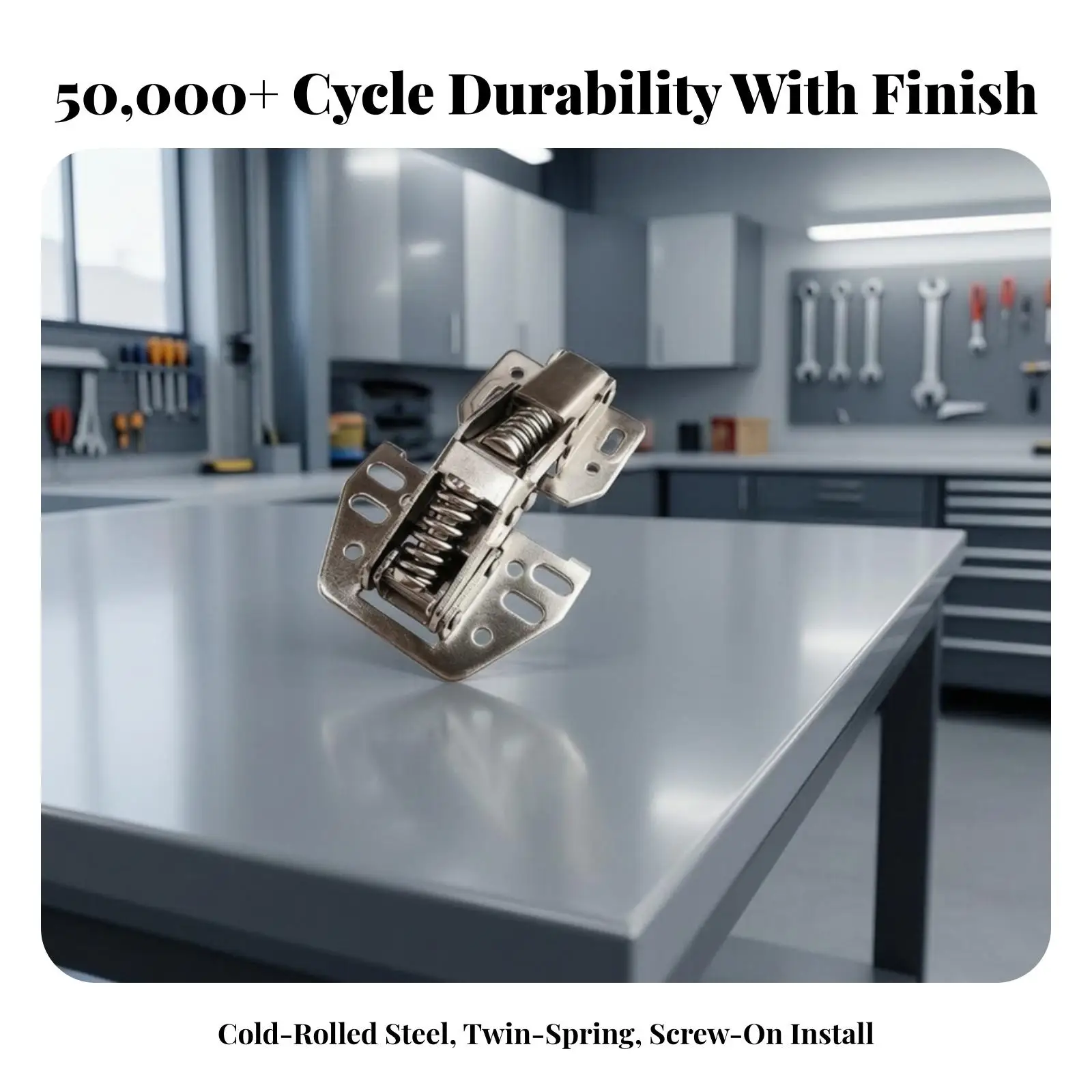 Heavy Duty RV Cabinet Hinge 90 Degree Self Locking Spring Lift Up Hardware for Camper Overhead Door Cold Rolled Steel Copper