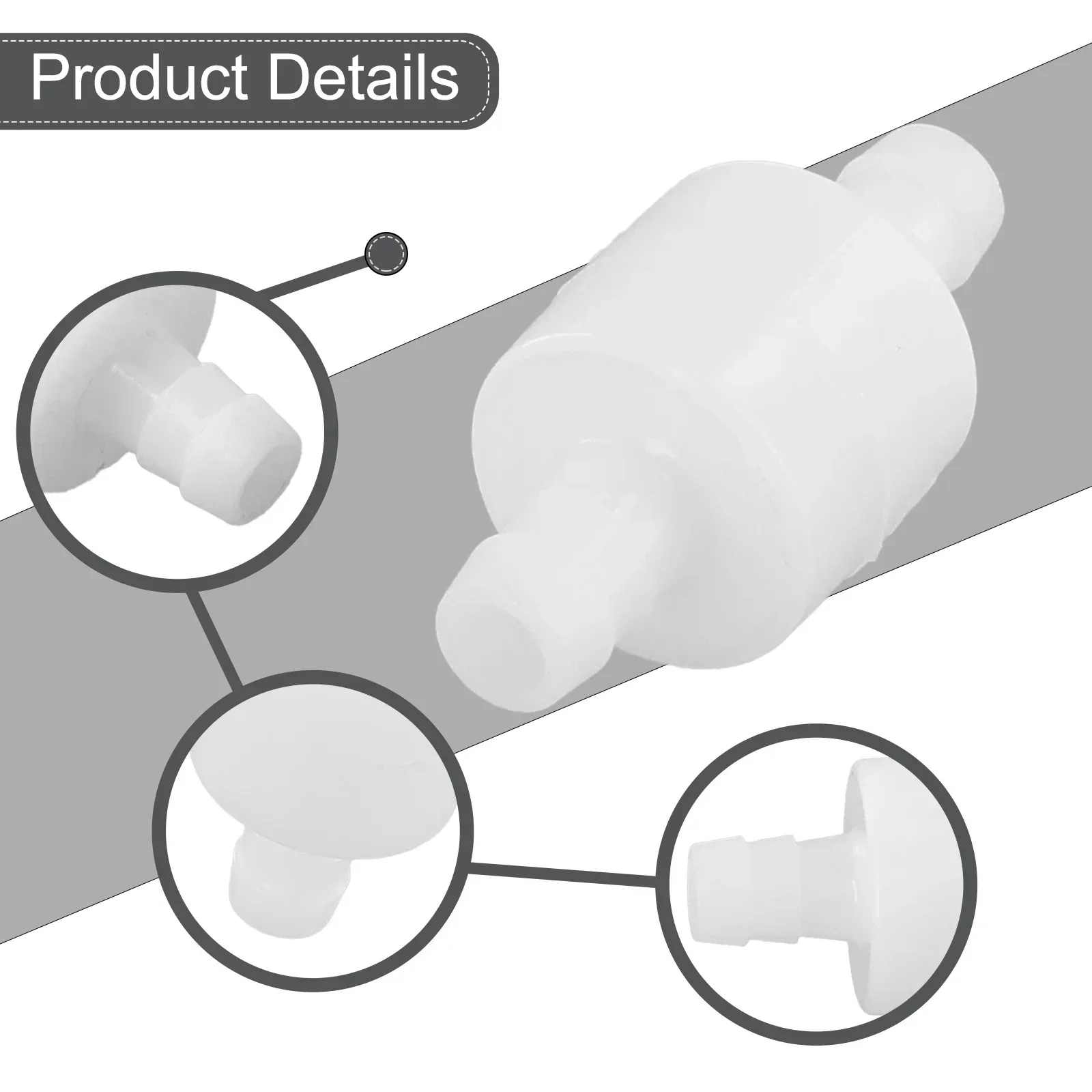 One-Way Check Valve 4mm 6mm 8mm 10mm 12mm Hose ID Plastic Valve Way Non-Return Valve Prevents Fuel Herramientas Ferramentas