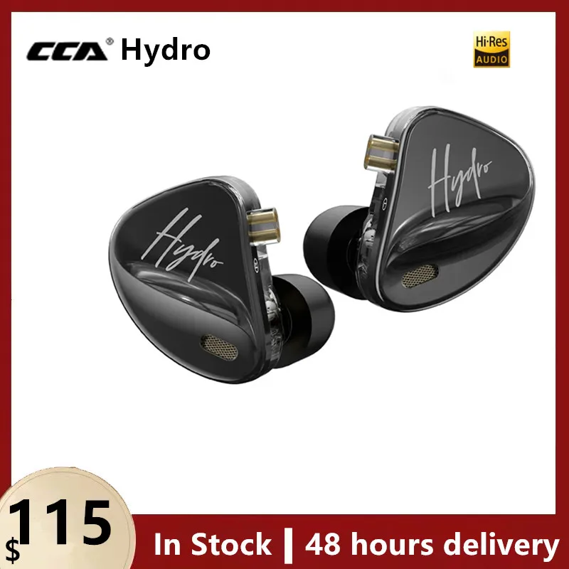 Pre-order CCA Hydro 2DD+8BA IEM In-Ear Monitor HiFi Earphones Wired Earbuds with Detachable Cable for Musicians Audiophiles