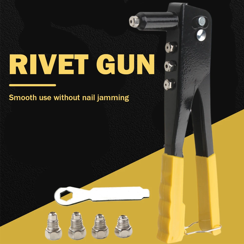 Rivet Nut Hand Threaded Rivet Nuts Gun Manual Riveter Gun Removable Riveting Tool DIY for Metal Automotive Rivet Nut Tool