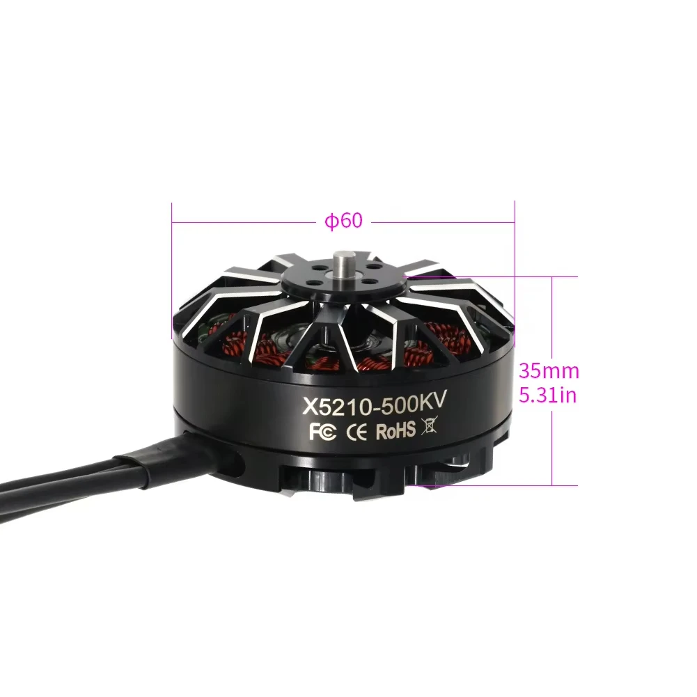 4PCS UAngle X5210 5210 340KV / 500KV Waterproof Brushless Motor Part For FPV Multirotor Motors RC Helicopters Toy Accessorys