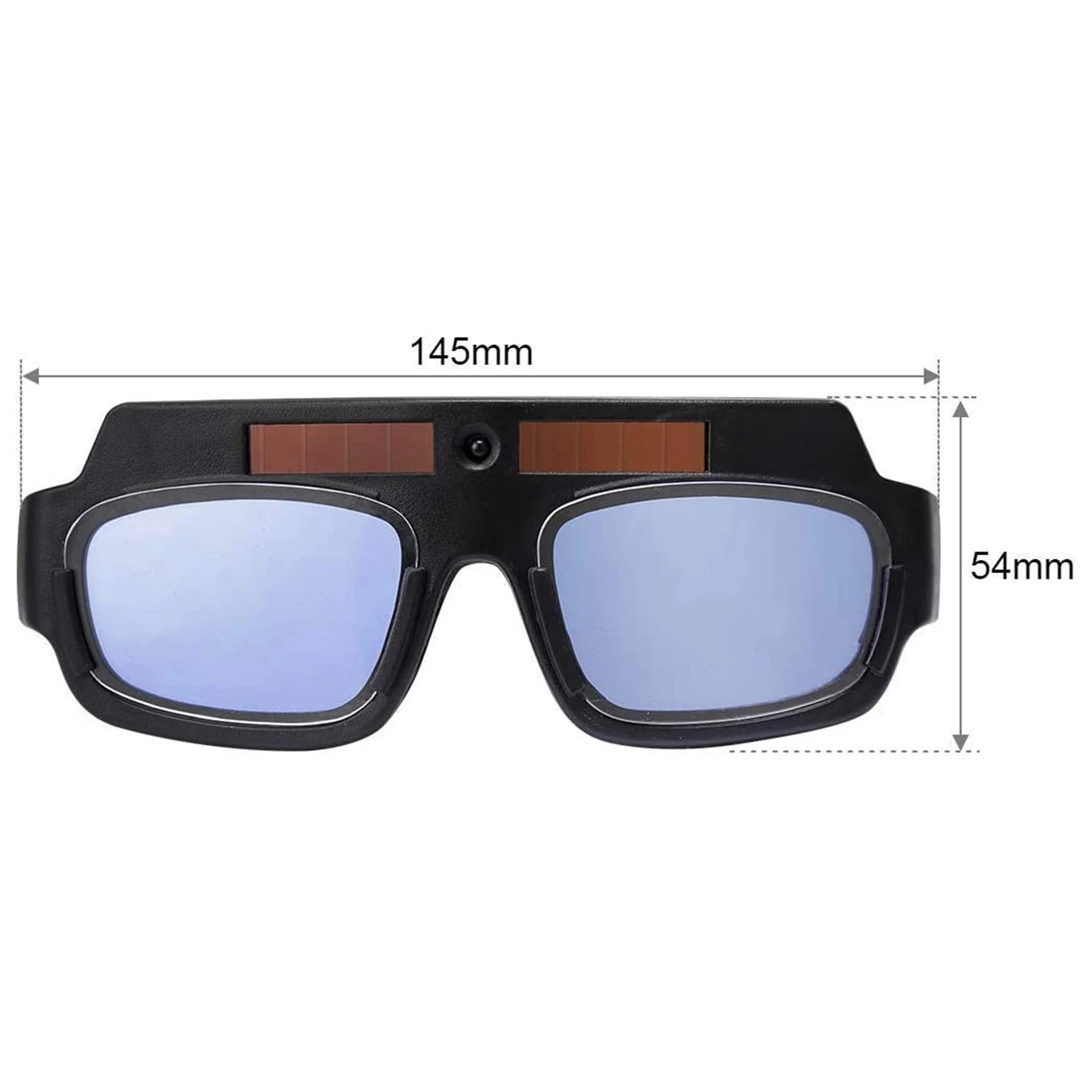

5X Solar Powered Auto Darkening Welding Mask Helmet Goggles Welder Glasses Arc Anti-Shock Lens With Storage Case-AT36