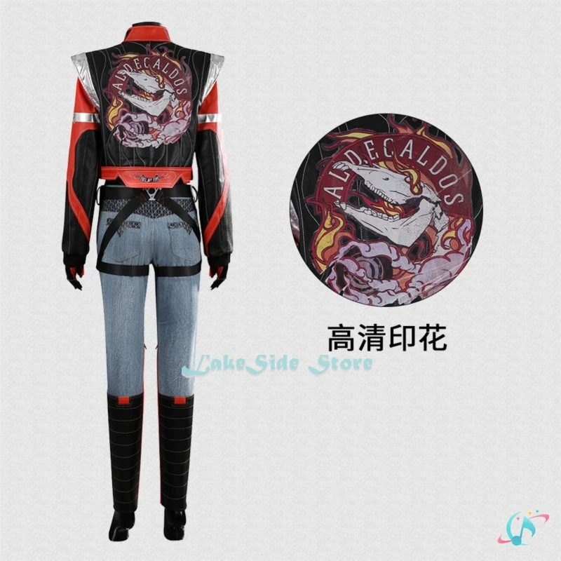 LakeSide Store CyberrPunk Panam تأثيري بالمر عموم تأثيري حلي لعبة Roeplay سترة بنطلون النساء السراويل عيد الميلاد الملابس