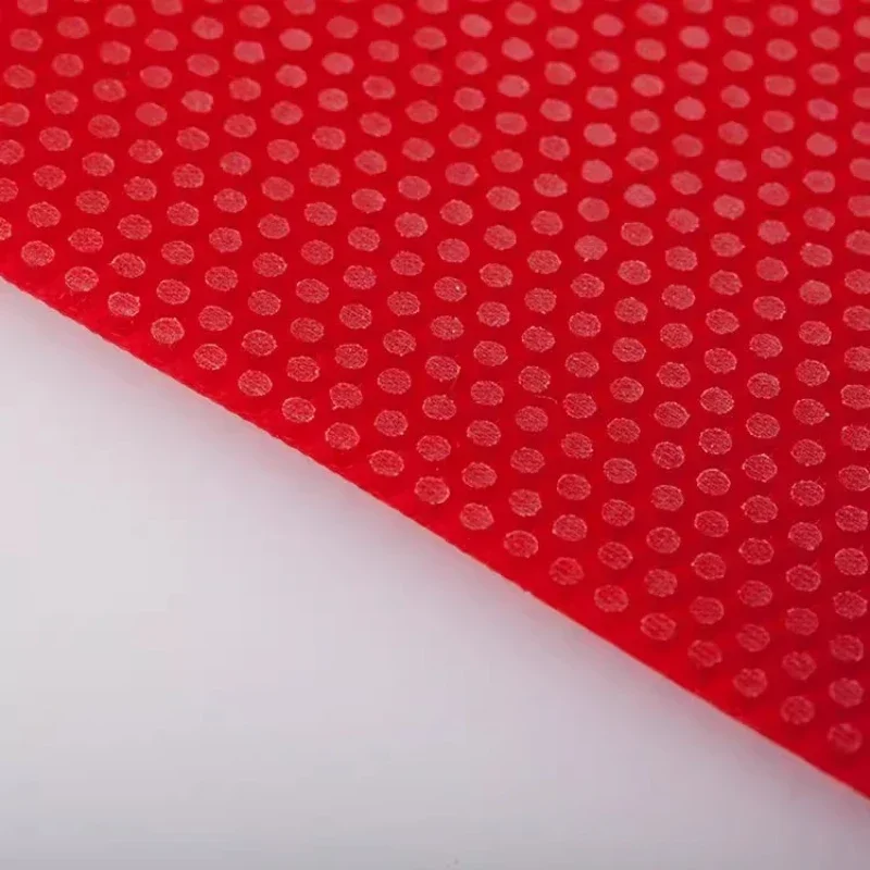 SAVIGA27 Lembaran Karet Tenis Meja dengan Spons 0.5/0.8/1.0/1.2/1.5Mm Jerawat Panjang OX Partikel Kecil Serangan Cepat Disetujui ITTF