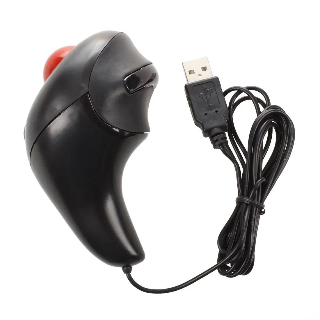ABGN Thumb-Controlled Handheld Wired Trackball Mice Mouse