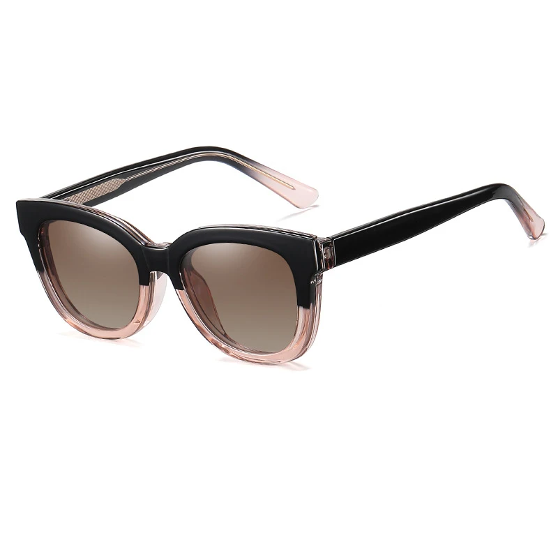 Women TR90 2 In 1 Polarized Sunglasses Magnetic Clip-On Myopia Optical Spectacle Frame Customizable Prescription Glasses