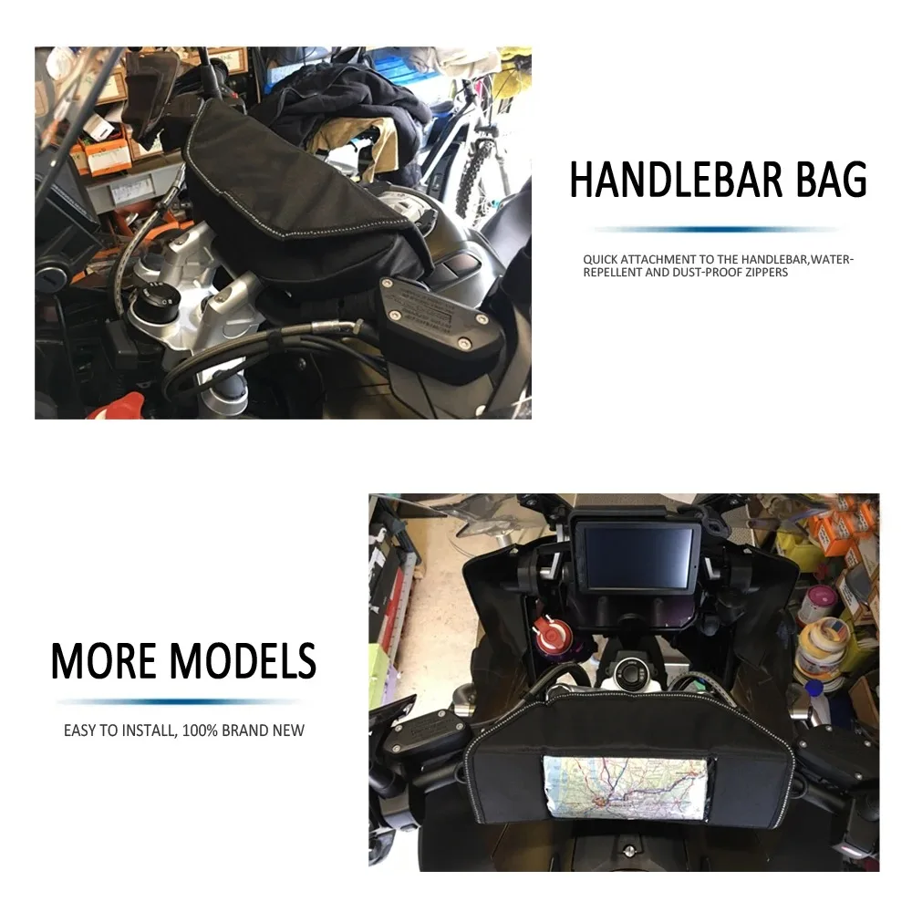 For Tiger 900 800 1200 Sport Motorcycle Handlebar Bag Waterproof Travel Bag GPS Navigation Storage Pack view 2