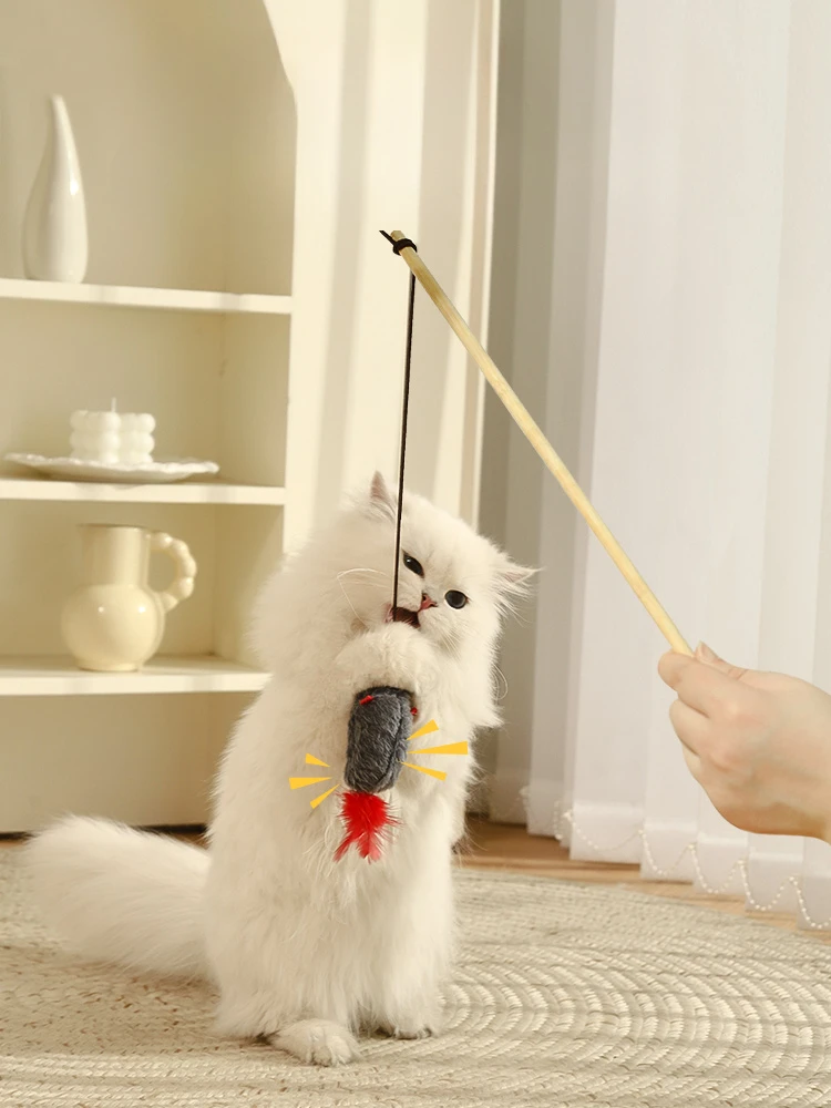 Cat Toy Self-Hi Relieving Stuffy Artifact Cat Teaser Simulation Pet Supplies