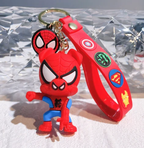 Cartoon Keychain Silicone Pendant, Holiday Gift