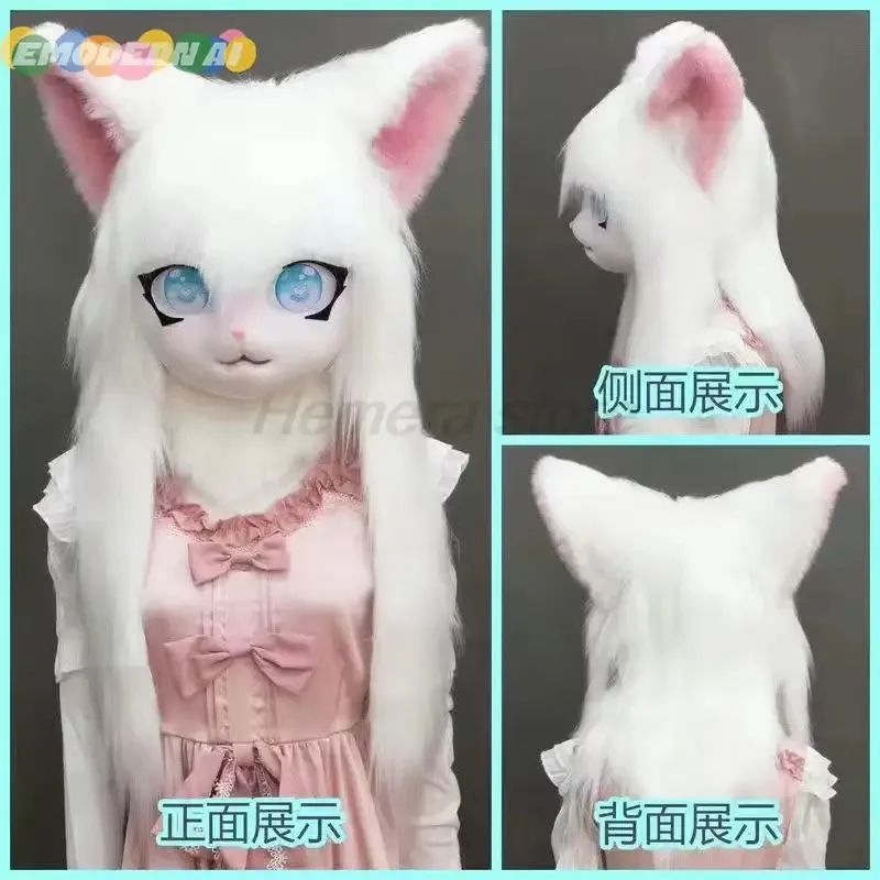 2024 Suits Fursuit Kigurumi Headsets Furry Cosplay Costumes Comiket Furries Rubbit Doll Cat Comiket Furries Doll costumes Animal
