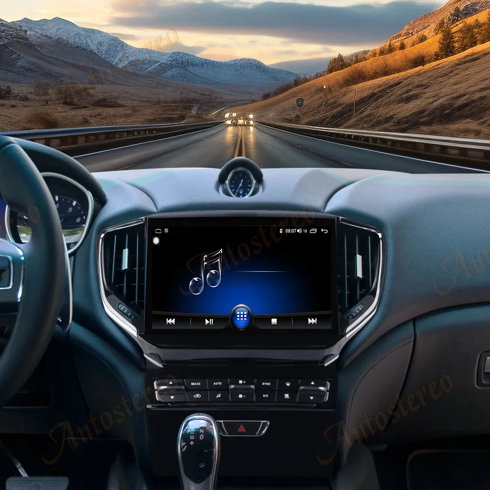 10.5 inch Automotive Central Multimedia 2 Din Screen Android For Maserati Ghibli  2013-2016 Car Radio Stereo Receiver Carplay