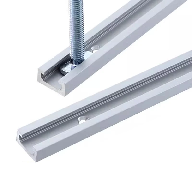 Woodworking Chute Rail 19x9.5mm T-track T-slot Miter Track Jig T Screw Fixture Slot Table Saw Router Table DIY Tools