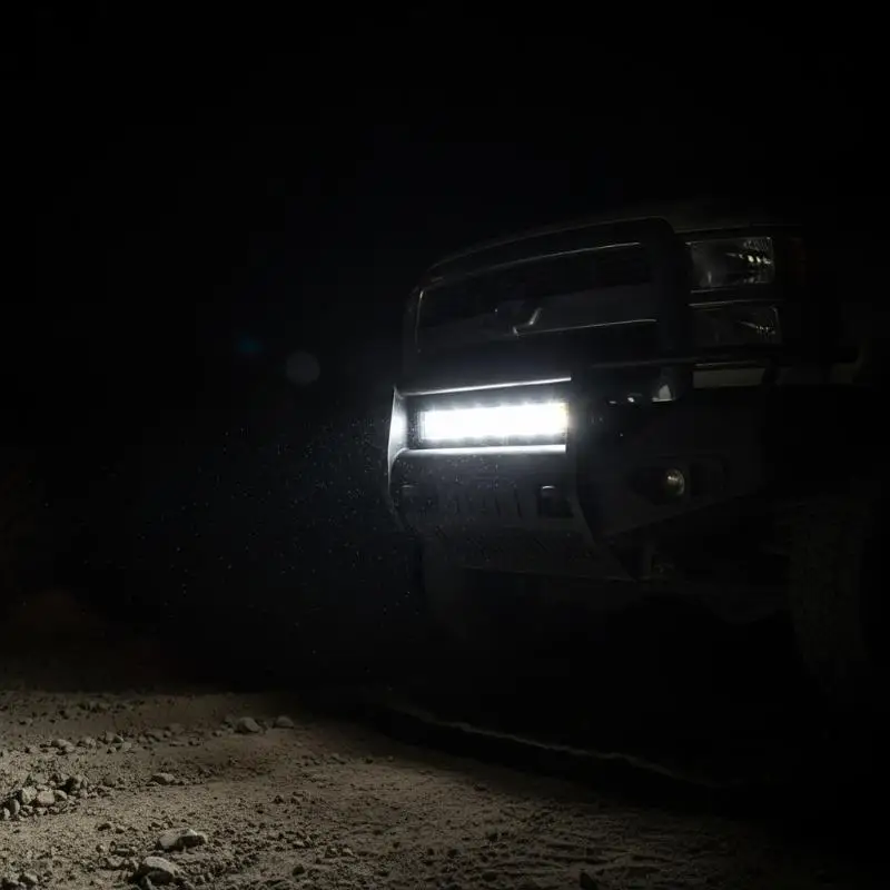 

One 72W LED Work Light for Cars; 4x4 24 LEDs Offroad Bar; SUV ATV Vehicles; Trucks & Excavator; 12-60V Beam Combo Unit