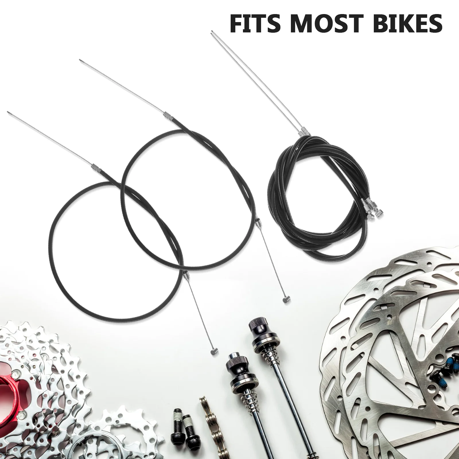 

1 Set Cable Kit Universal Bike Brake Wires Wear-Resistant Front Rear Replacement For Mountain Road Bicycle Cycling Brake Lines