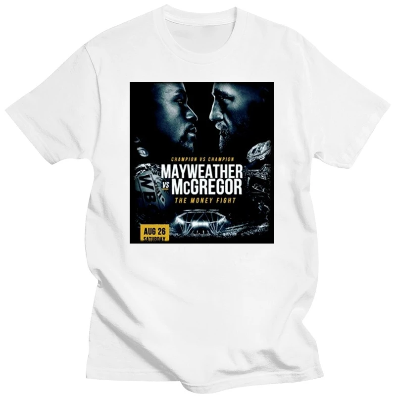 MAYWEATHER VS MCGREGOR THE MONEY FIGHT MENS T-SHIRT TEE NEW SZ S-3XL - BLACK