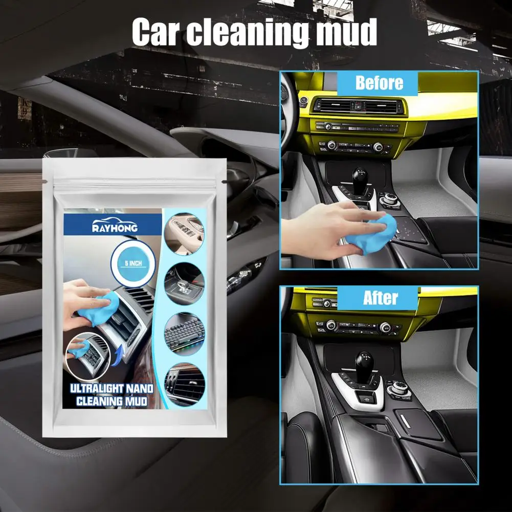 Soft Cleaning Mud  Multifunctional Portable Car Cleaning Gel  Car Interior Cleaning Mud