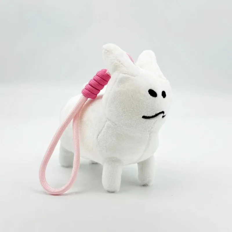 

12cm Robloxs Game Creative Peripheral Cartoon Cute Black and White Rabbit Plush Toy Keychain Room Decoration Birthday Gifts