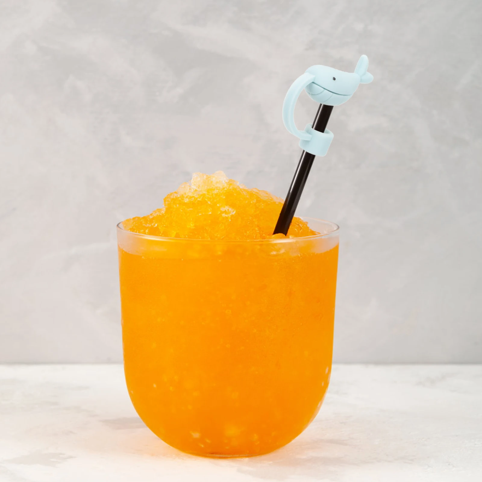 10pcs Straw Caps Dustproof Covers Whale Shape Silicone Reusable Drinking Straw Tips Airtight Lightweight Cute Design Decorative