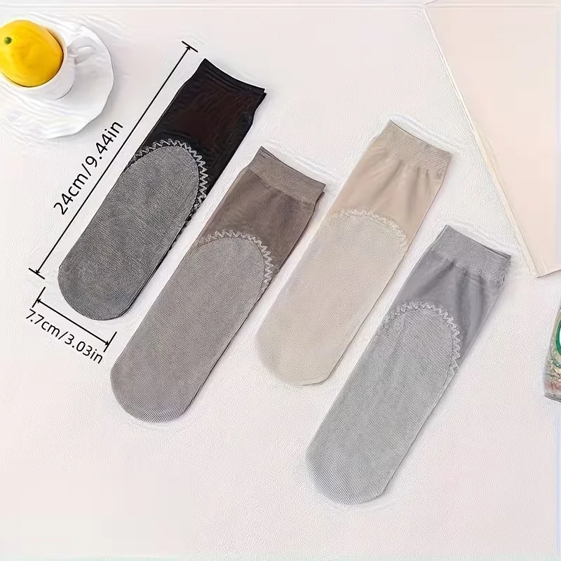 20 Paar Damen-Kniestrümpfe, geruchshemmend, verschleißfest, reißfest, dünne, hochwertige Baumwollsocken für Frühling und Sommer