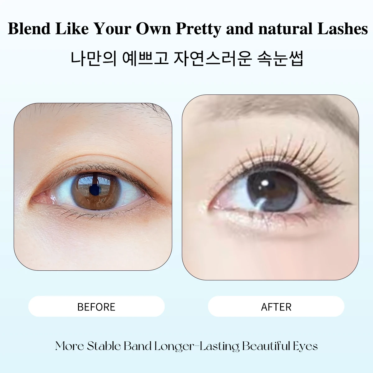 5 pares w41 cílios postiços finos macios cluster cílios naturais grossos dos desenhos animados cílios claro banda estilo coreano anime maquiagem