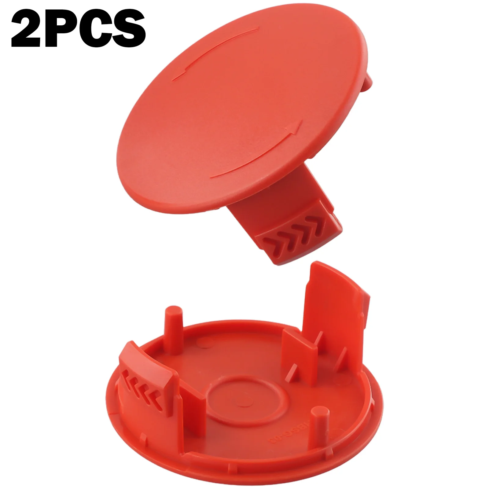 2pcs Grass Trimmer Spool Cap Cover Replacement F016F04841 For Bosch AFS 23-37Strimmer Garden Power Tool Parts Red