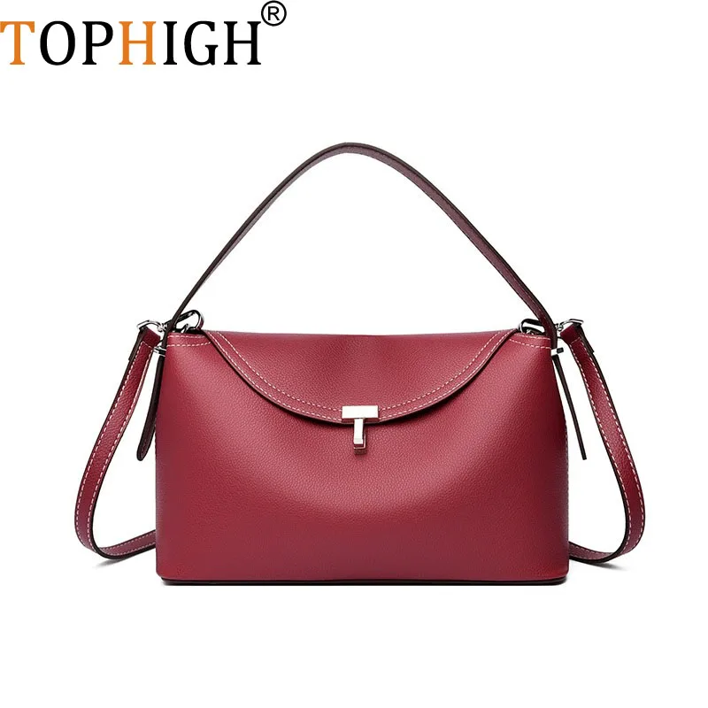 TOPHIGH Newly Pillow bag Fashion Hand-held Ladies Crossbody Bag Large Capacity High-end Sense Commuting Women's Bag