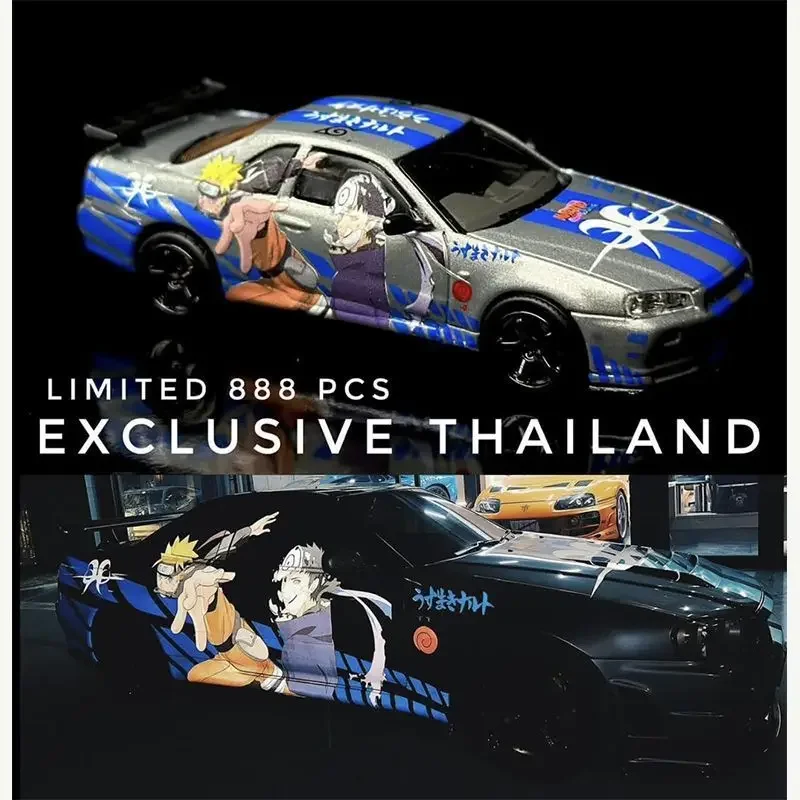 

1:64 Skyline GTR BN R34 V-SpecII Thailand Limited Alloy Model Street Warrior