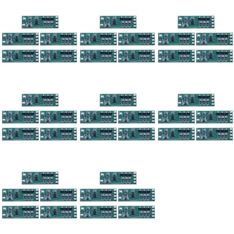 40Pcs 3-12V Flashing LED Light Module Red Blue Pair Flashing For Car Model Bicycle Electric Vehicle Safety Light