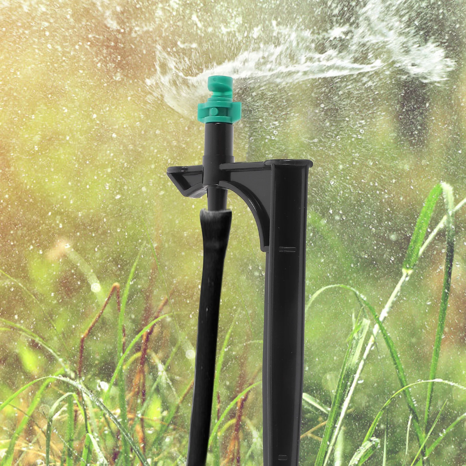 

20 Pcs Atomizing Nozzle Adjustable Misting Spike Sprinkler for Trees Plants Dripper Irrigation Suitable Greenhouse Lawn Home