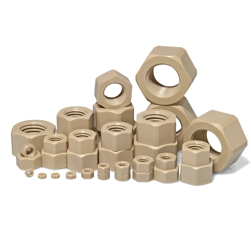 

WESTCREEK 10pcs M16 M18 heat-resistant PEEK hex nut flat washer