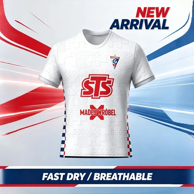 2026 Poland Football Jersey Adults Kids Summer Górnik Zabrze Soccer Sports T-shirt Breathable Quick Drying Streetwear Clothing
