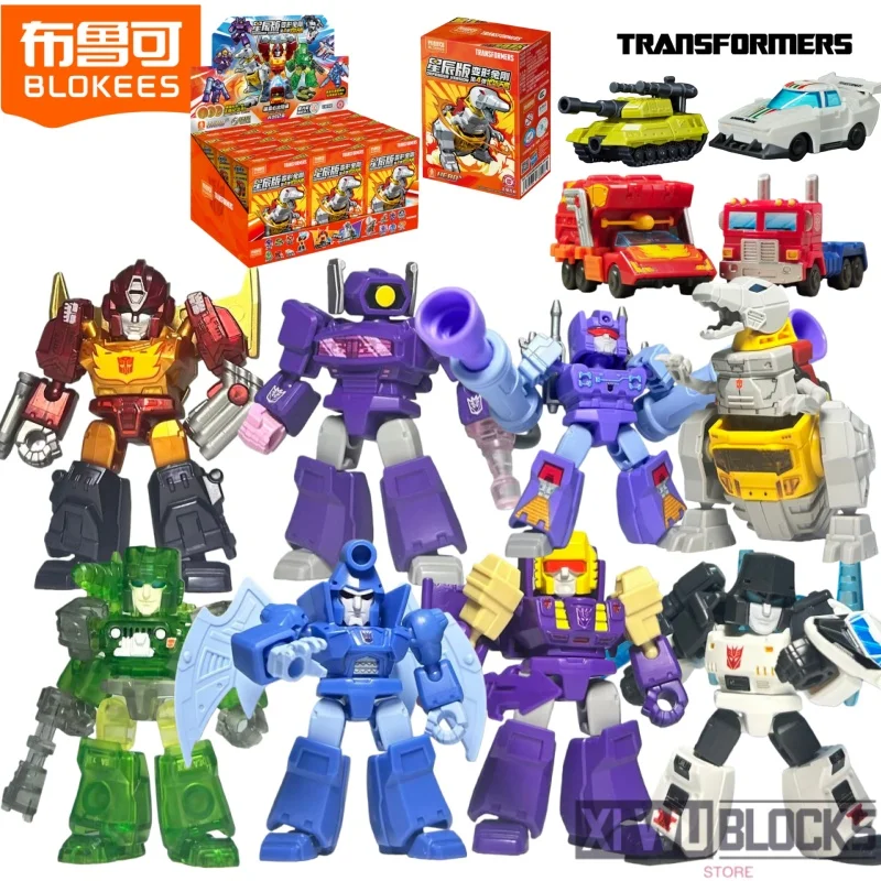

BLOKEES Transformers Assembling Building Block Mini Model 4 Megatron Rodimus Prime Grimlock Shockwave Action Model Toy Gift