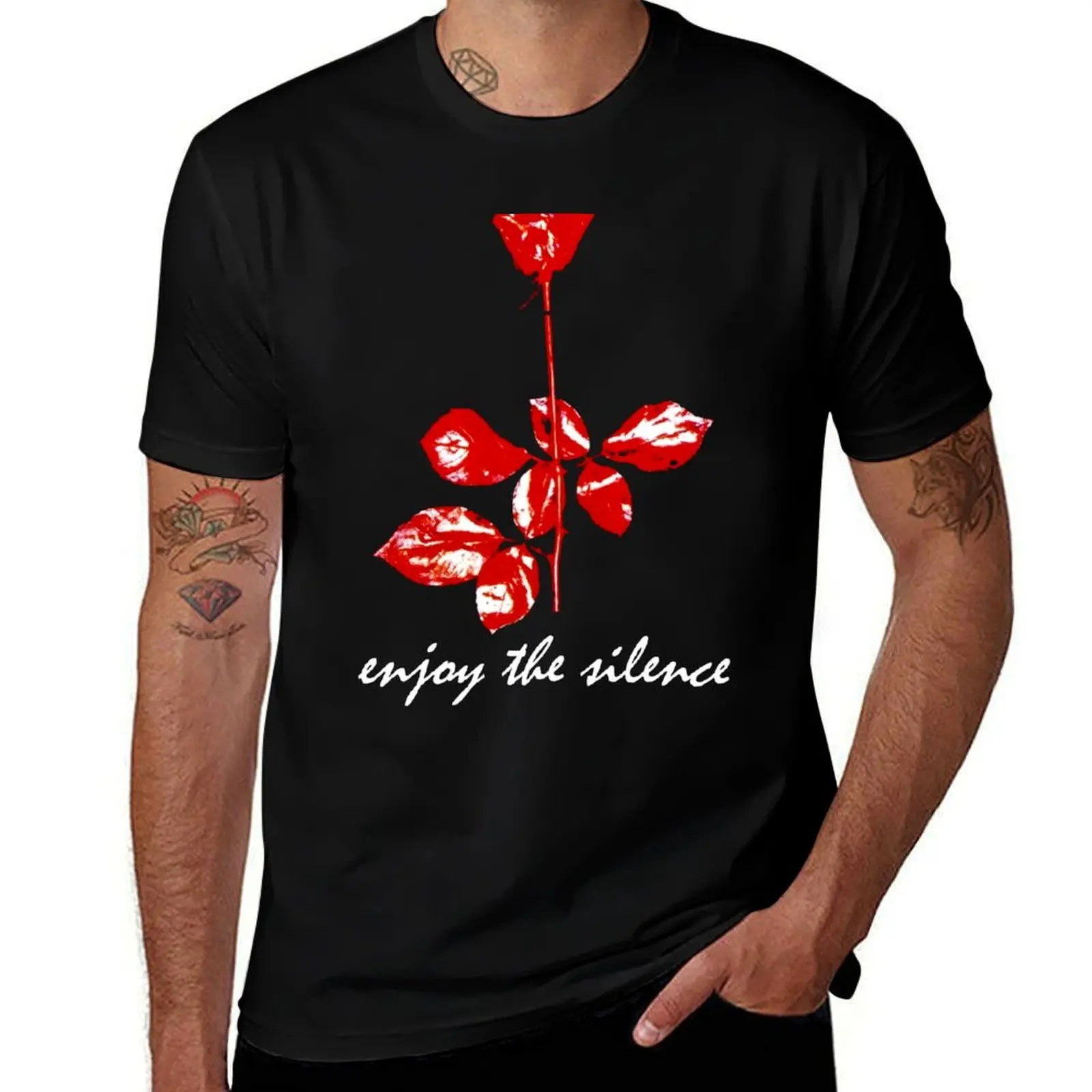 

mens funny t Enjoy Silence humor shirts t cotton funny graphic t the shirts T-Shirt dark shirts 3