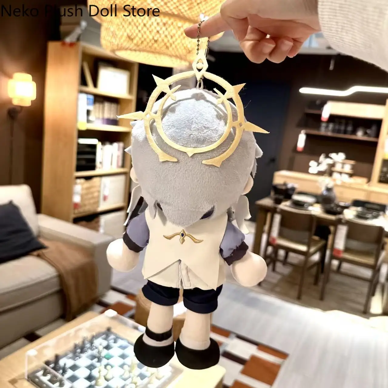 Honkai: Star Rail Robin Domingo Anime Boneca de Pelúcia Corpo Vestir Roupas Plushies Brinquedos de Pelúcia Figuras Mascote Presente de Estudante 27cm