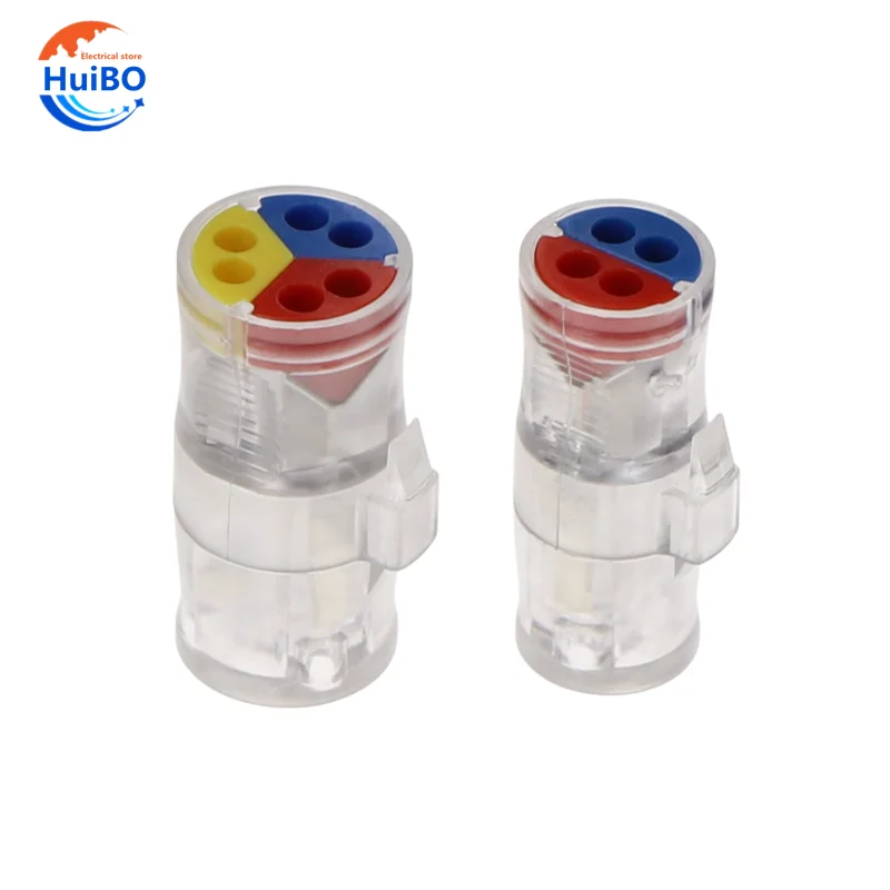 

24A Mini Fast 724/736 Wire Connector Splitter terminal Quick Connector Universal Compact Push-in Conductor terminal Block